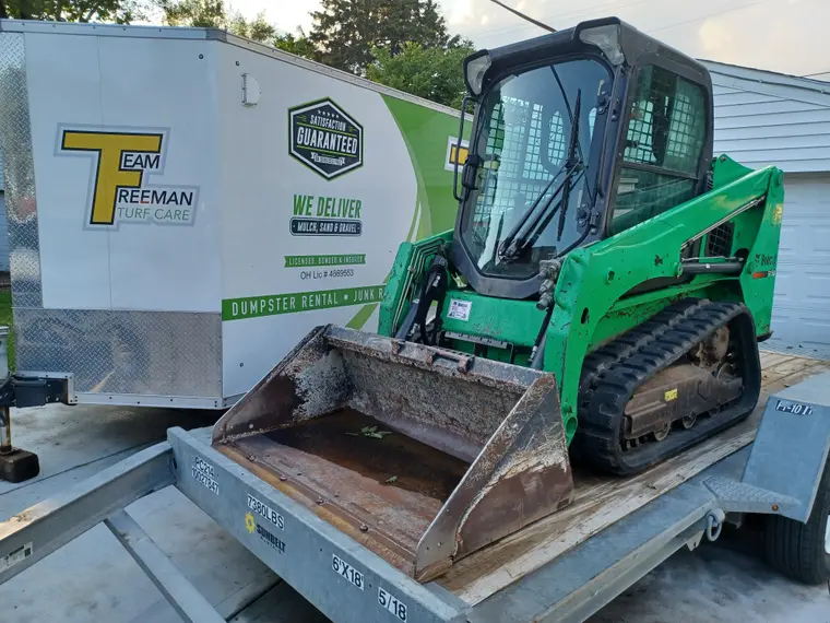 Bobcat Work work by Team Freeman Turf Care in Dayton, Ohio