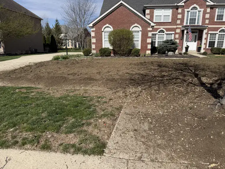 Landscaping work by Team Freeman Turf Care in Dayton, Ohio