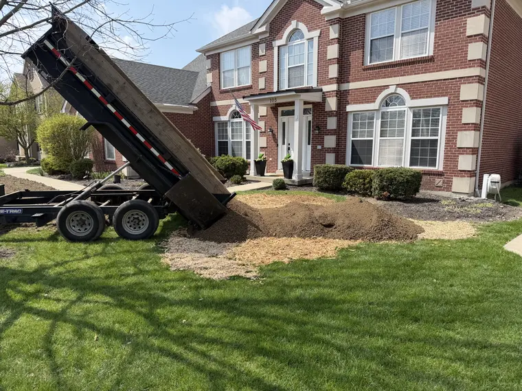 Landscaping work by Team Freeman Turf Care in Dayton, Ohio