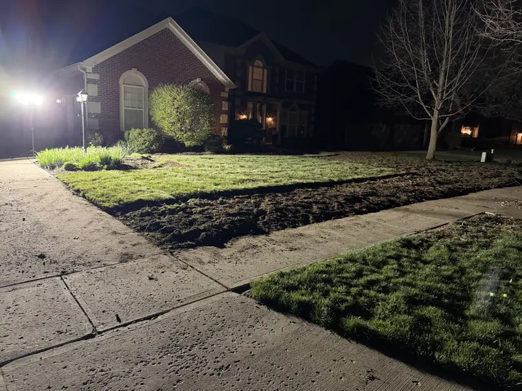 Landscaping work by Team Freeman Turf Care in Dayton, Ohio