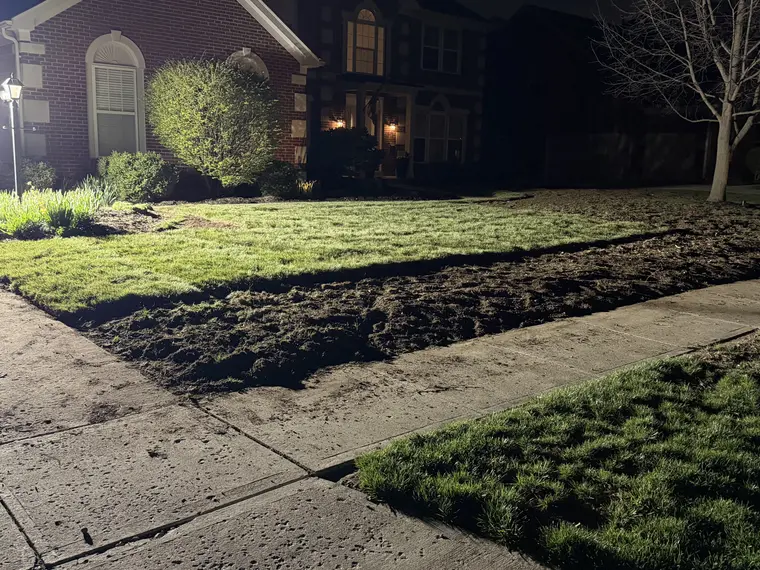 Landscaping work by Team Freeman Turf Care in Dayton, Ohio