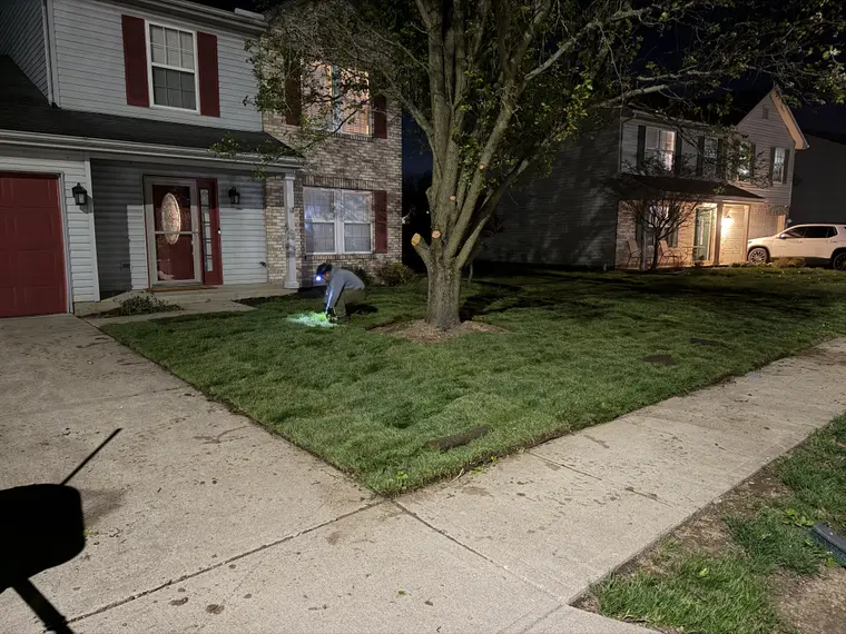 Landscaping work by Team Freeman Turf Care in Dayton, Ohio