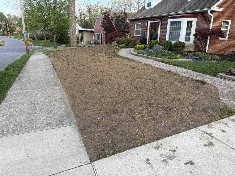 Landscaping work by Team Freeman Turf Care in Dayton, Ohio