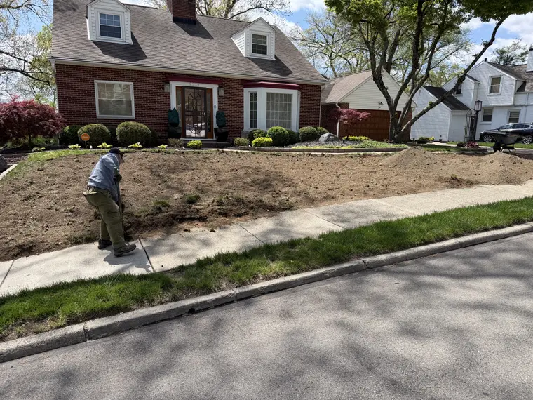 Landscaping work by Team Freeman Turf Care in Dayton, Ohio