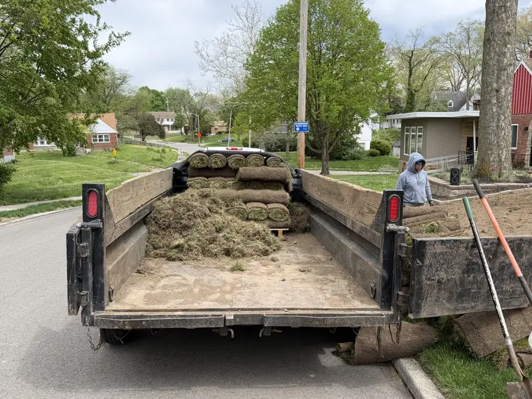 Landscaping work by Team Freeman Turf Care in Dayton, Ohio