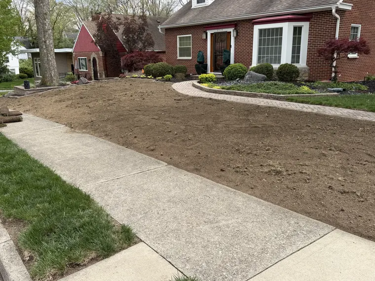 Landscaping work by Team Freeman Turf Care in Dayton, Ohio