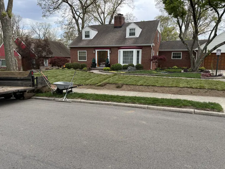 Landscaping work by Team Freeman Turf Care in Dayton, Ohio