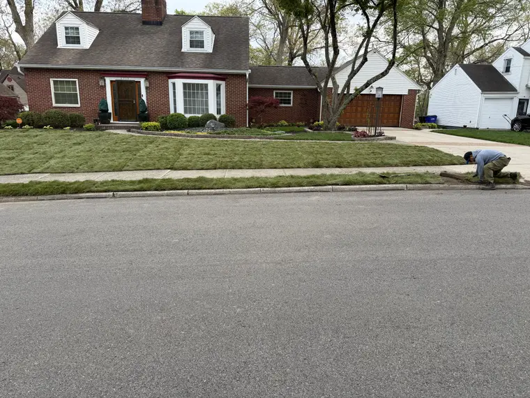 Landscaping work by Team Freeman Turf Care in Dayton, Ohio