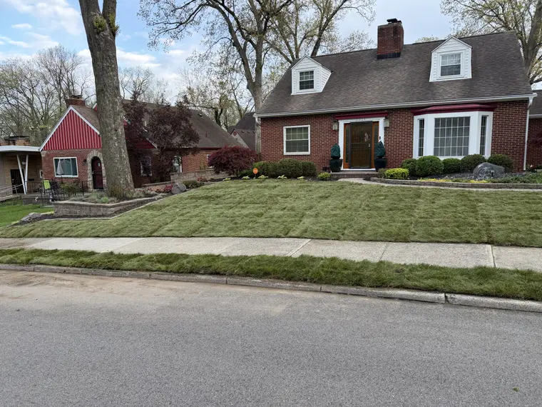 Landscaping work by Team Freeman Turf Care in Dayton, Ohio