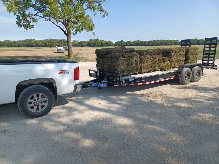 Hauling work by Team Freeman Turf Care in Dayton, Ohio